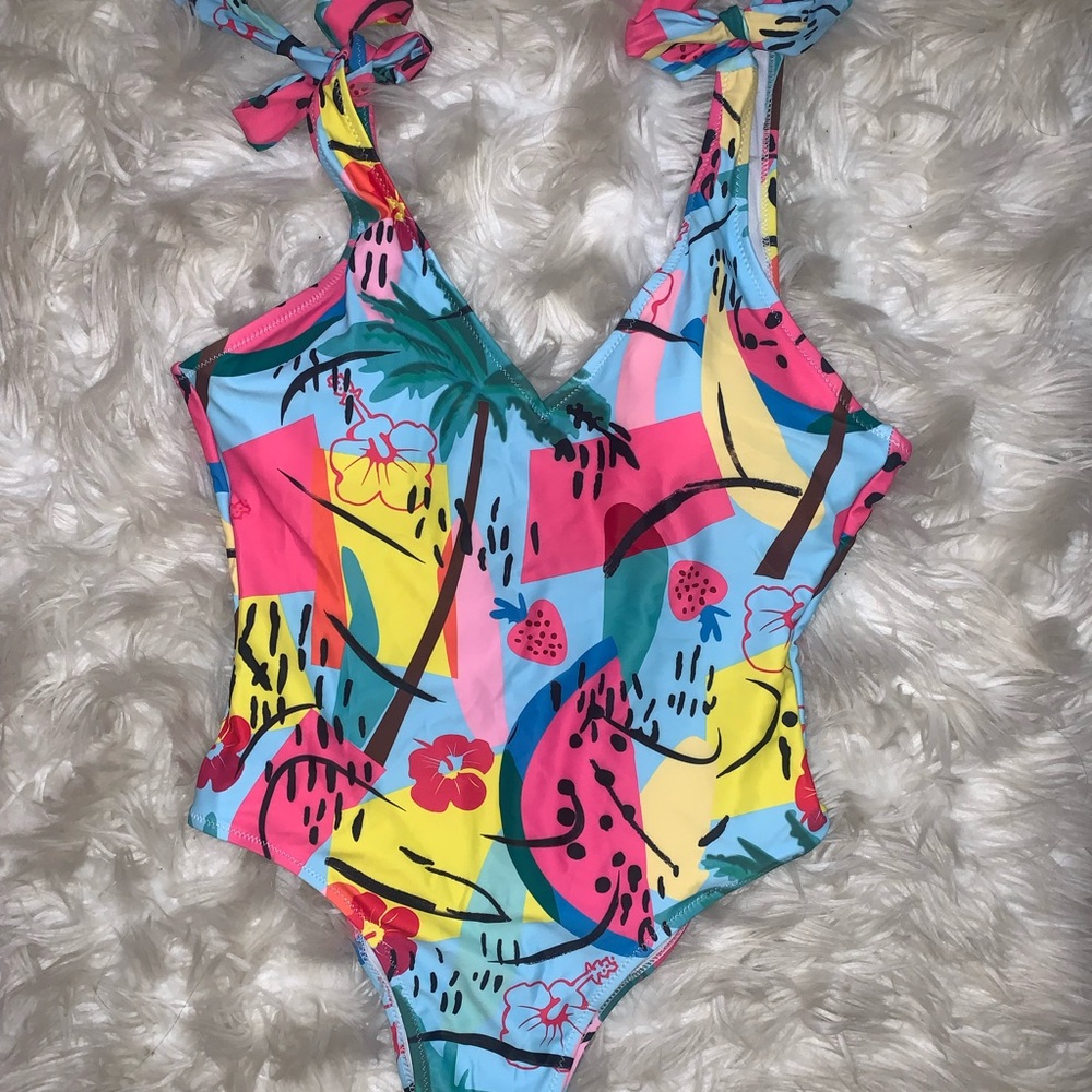 One piece fruit swimsuit
